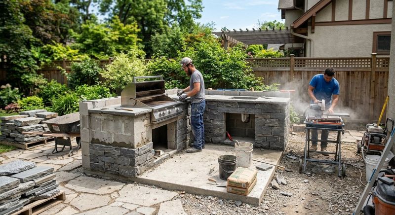 Outdoor Kitchen Installation in Napa, CA
